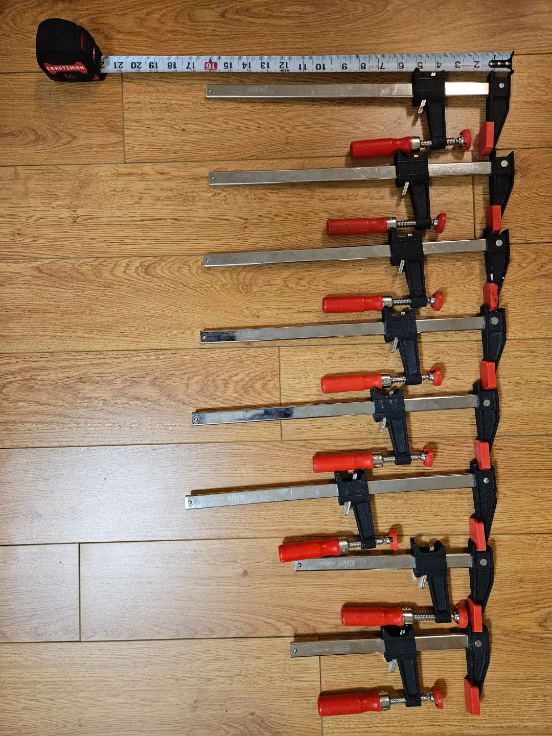 Assorted Irwin Quick-Grip Bar Clamps