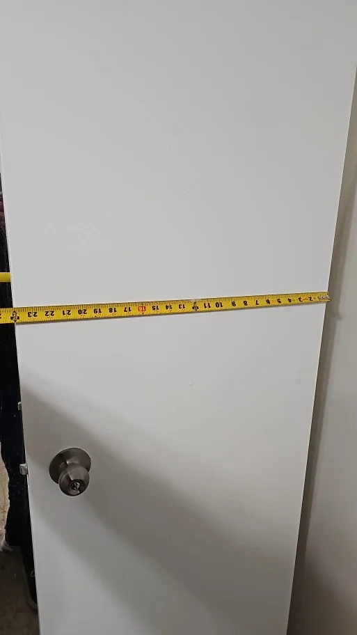 White doors with hand door image indicator(2)