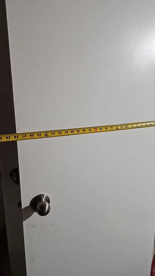 White doors with hand door image indicator(3)