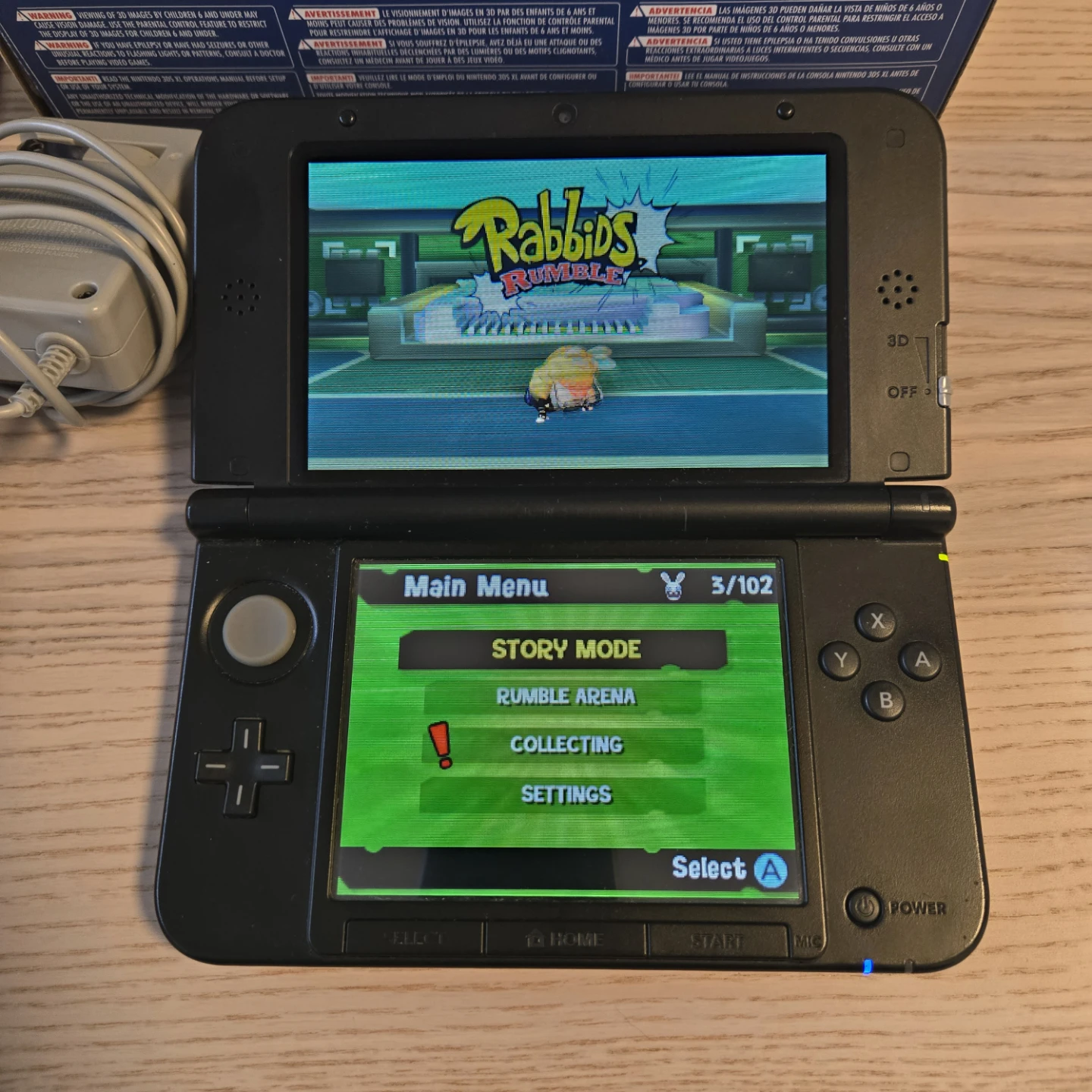 Nintendo 3DS XL CIB in box. With charger, stylus, manuals. - photo 2