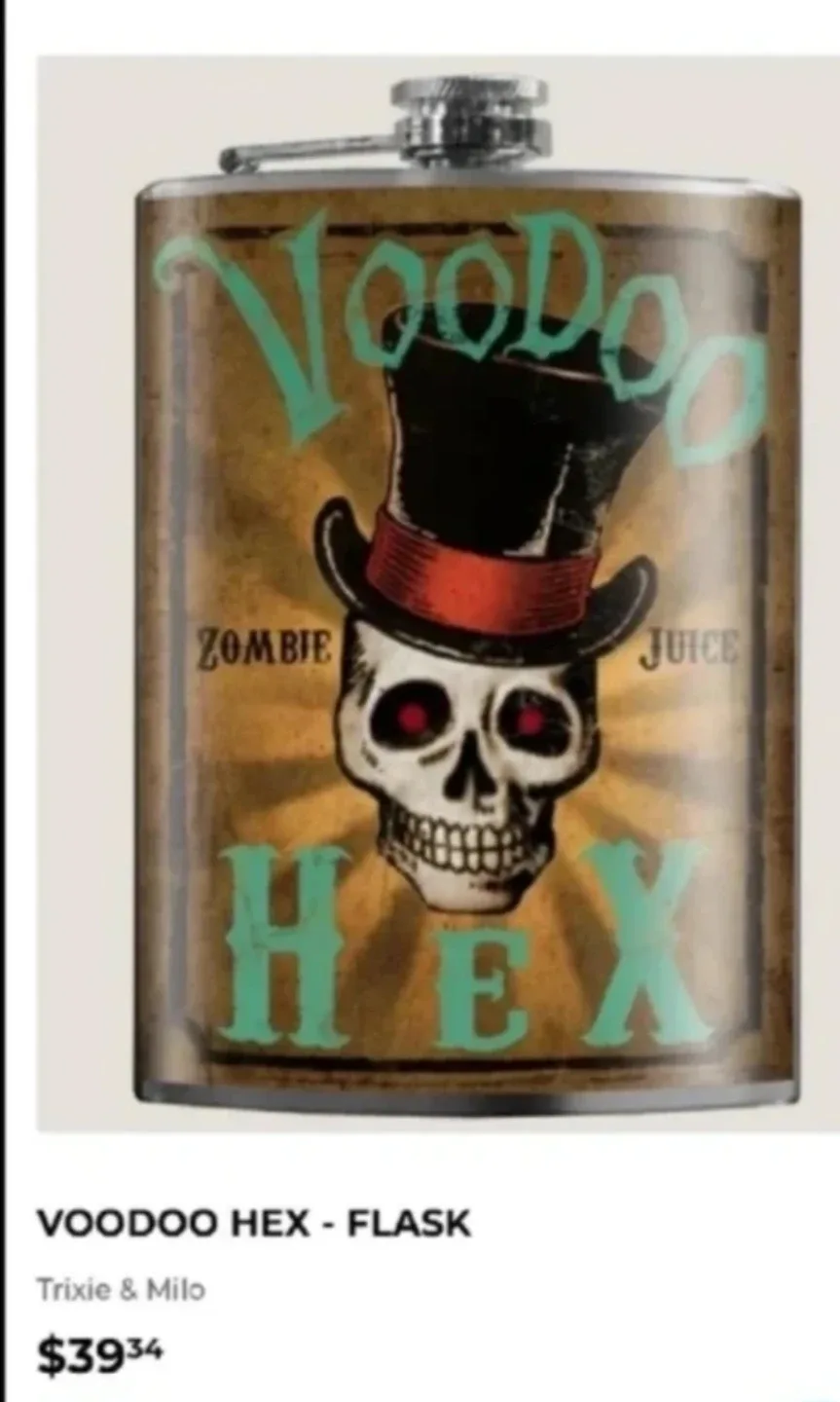 (NEW) Voodoo Hex Flask