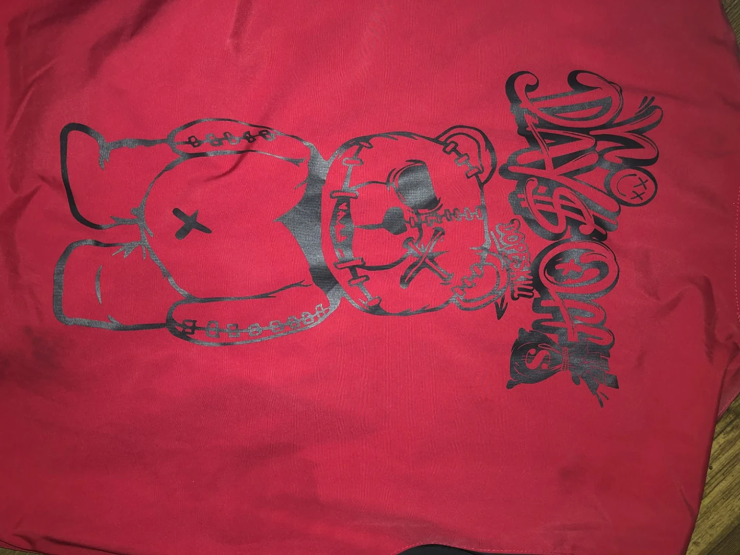 Seven Souls XL Varsity Jacket - Red & Black - photo 4