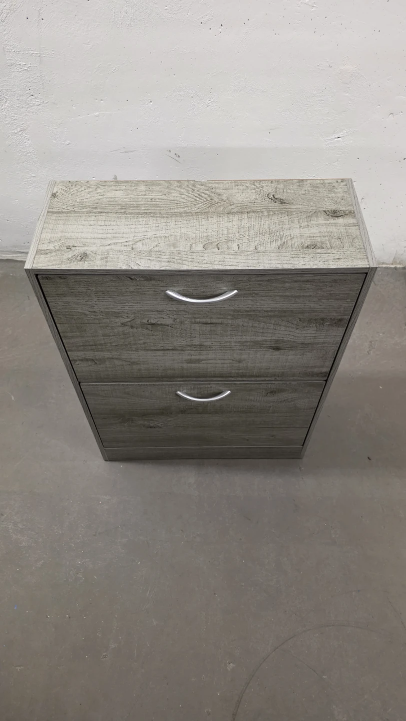 Shoe Storage Cabinet with 2 Flip Drawers