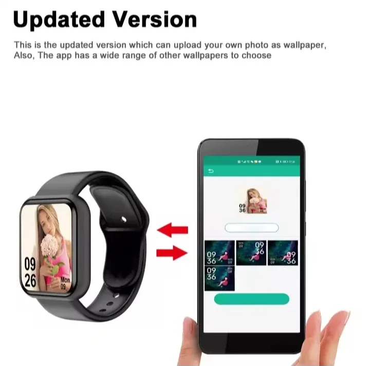 Smart Watch - Bluetooth, Heart Rate Monitor image indicator(5)