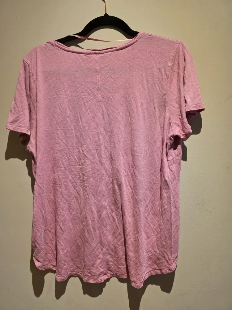 Joe Fresh Pink T-Shirt - Size xl image indicator(2)