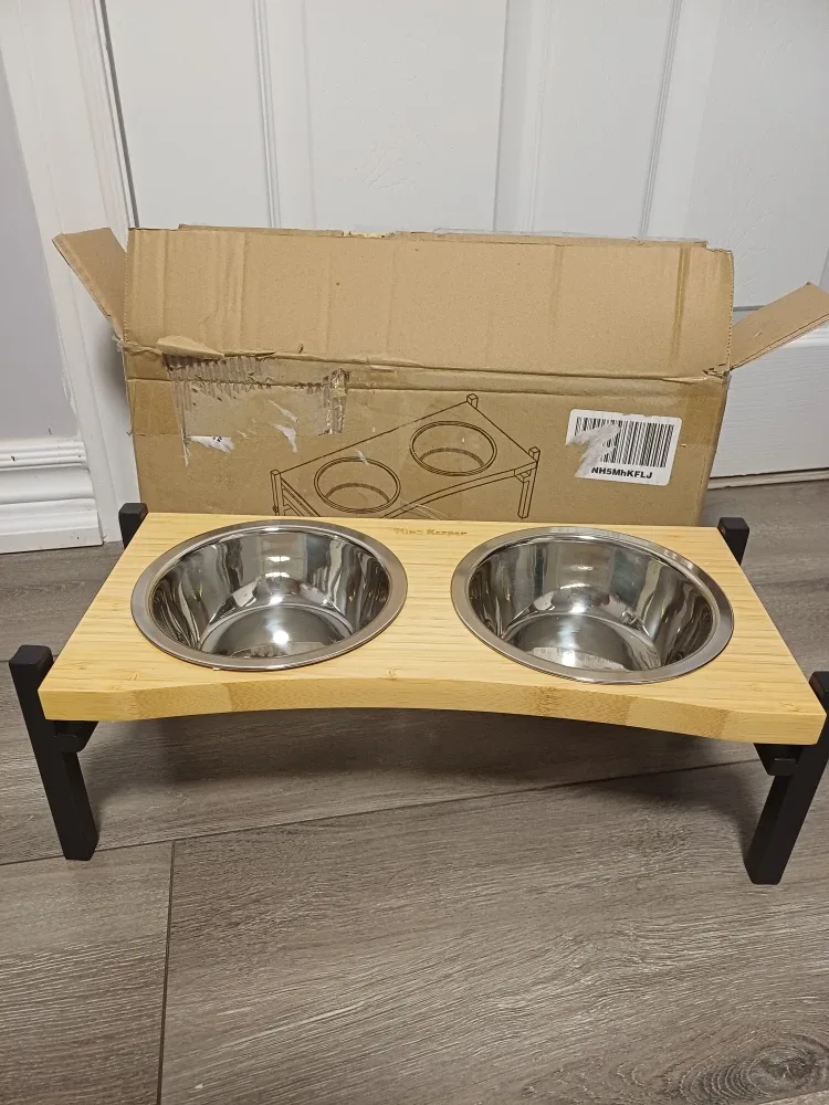 Mini Kesper Elevated Pet Bowls image indicator(3)