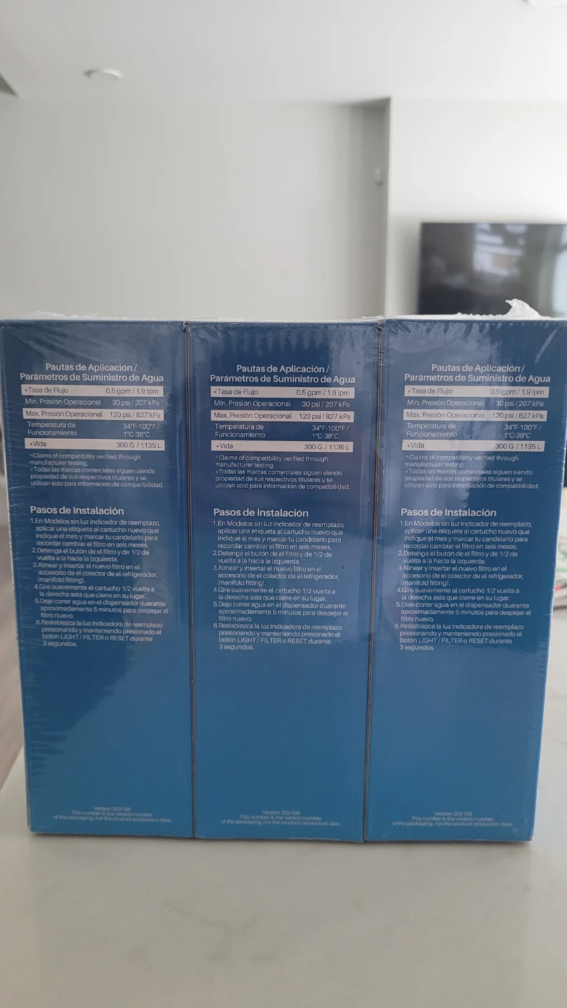 New Refrigerator Water Filter 3-Pack for Samsung fridge - photo 3