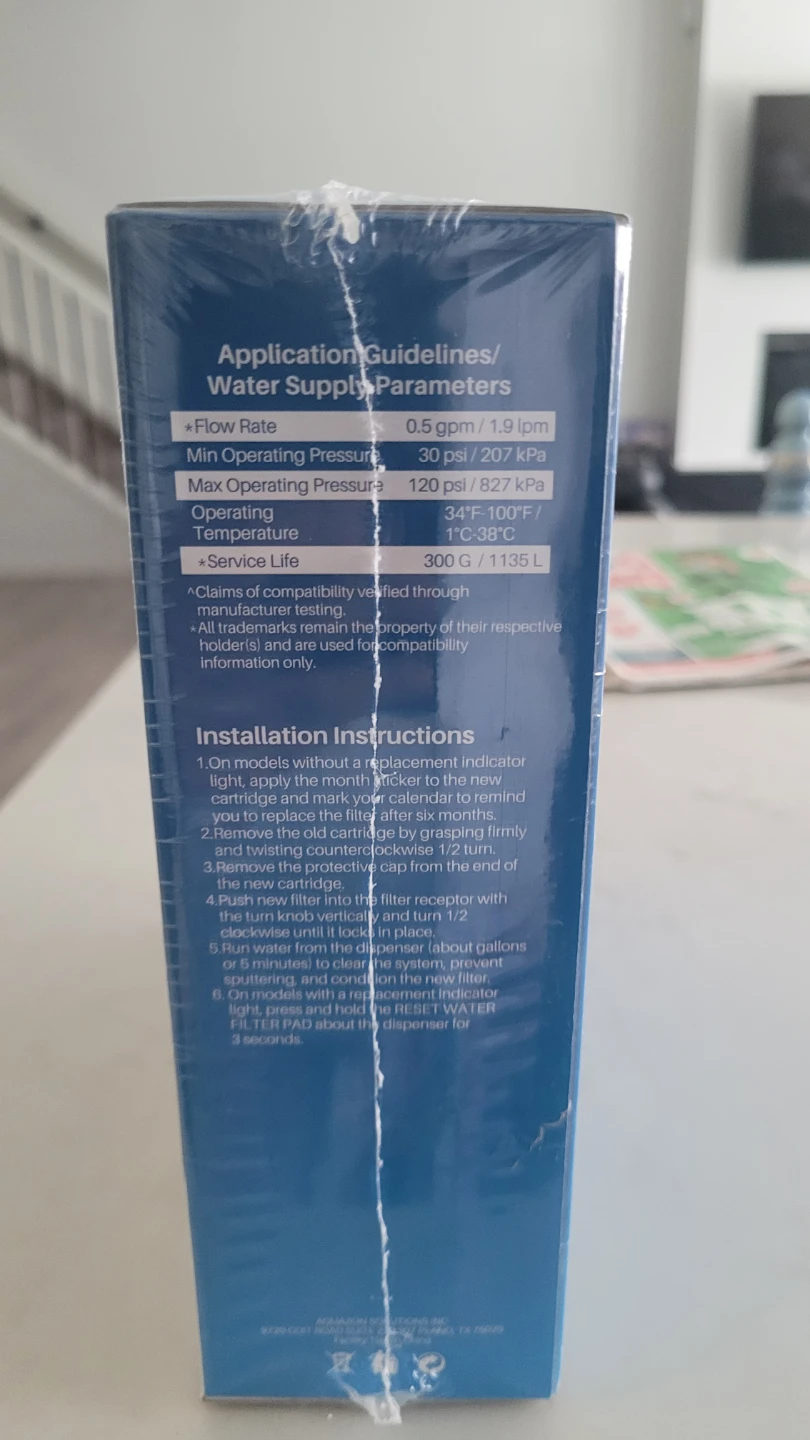 New Refrigerator Water Filter 3-Pack for Samsung fridge - photo 4