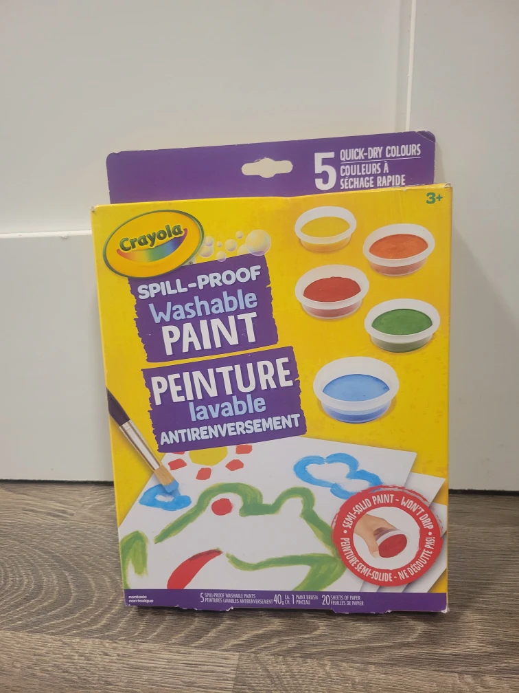 Crayola Spill-Proof Washable Paint Set - NEW