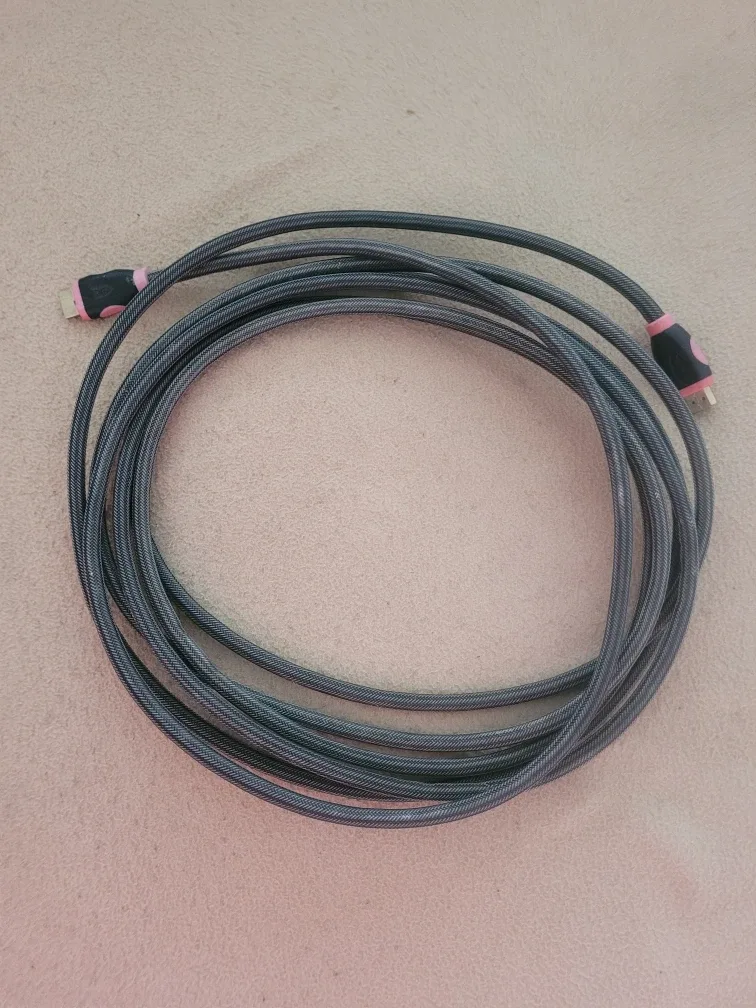 HDMI Cable - Grey with Pink Accents #clearout