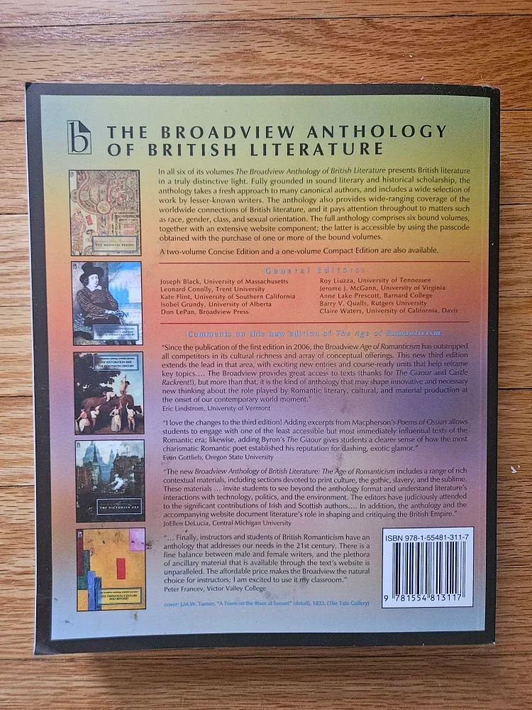 The Age of Romanticism: Anthology of British Literature image indicator(2)