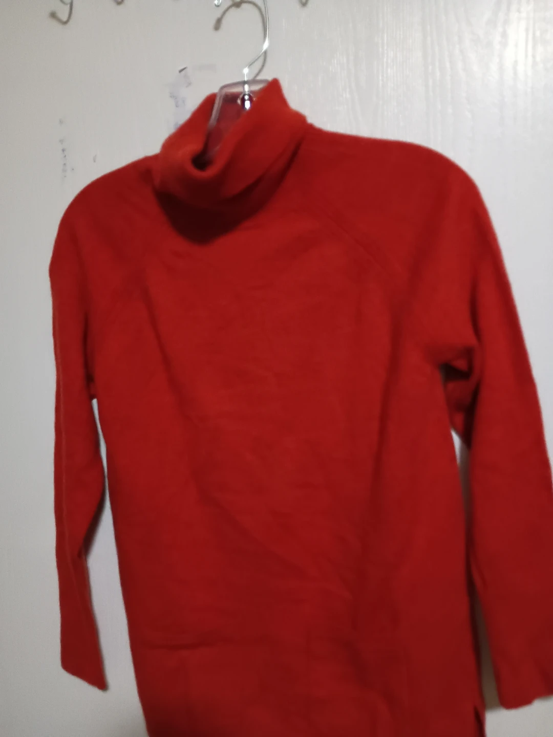Max Studio Red Merino Wool Turtleneck - Size L - photo 5
