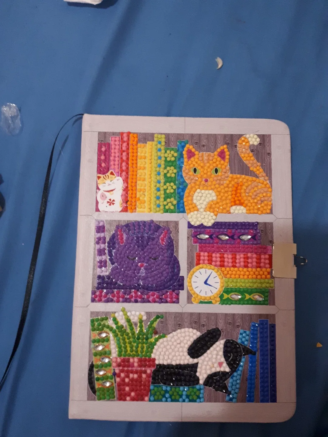 Colourful Pet Themed Bead Notebook