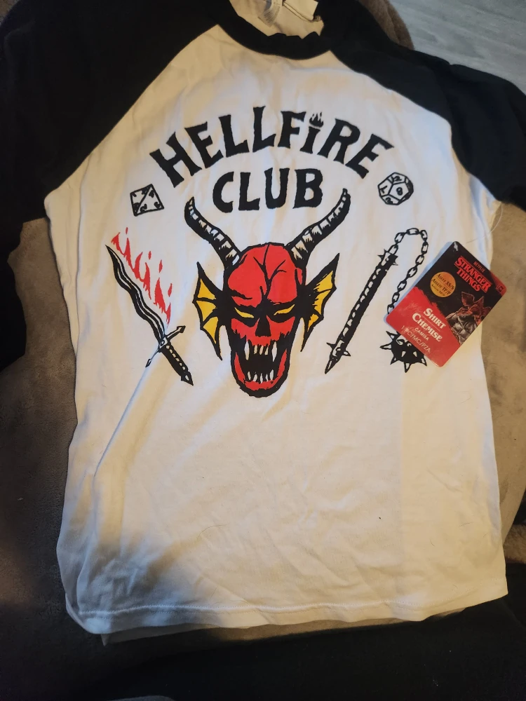 Stranger Things Hellfire Club Shirt - Size XS/S