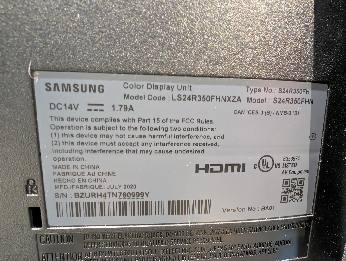 Samsung S24R350FHN 24" Monitor - photo 2