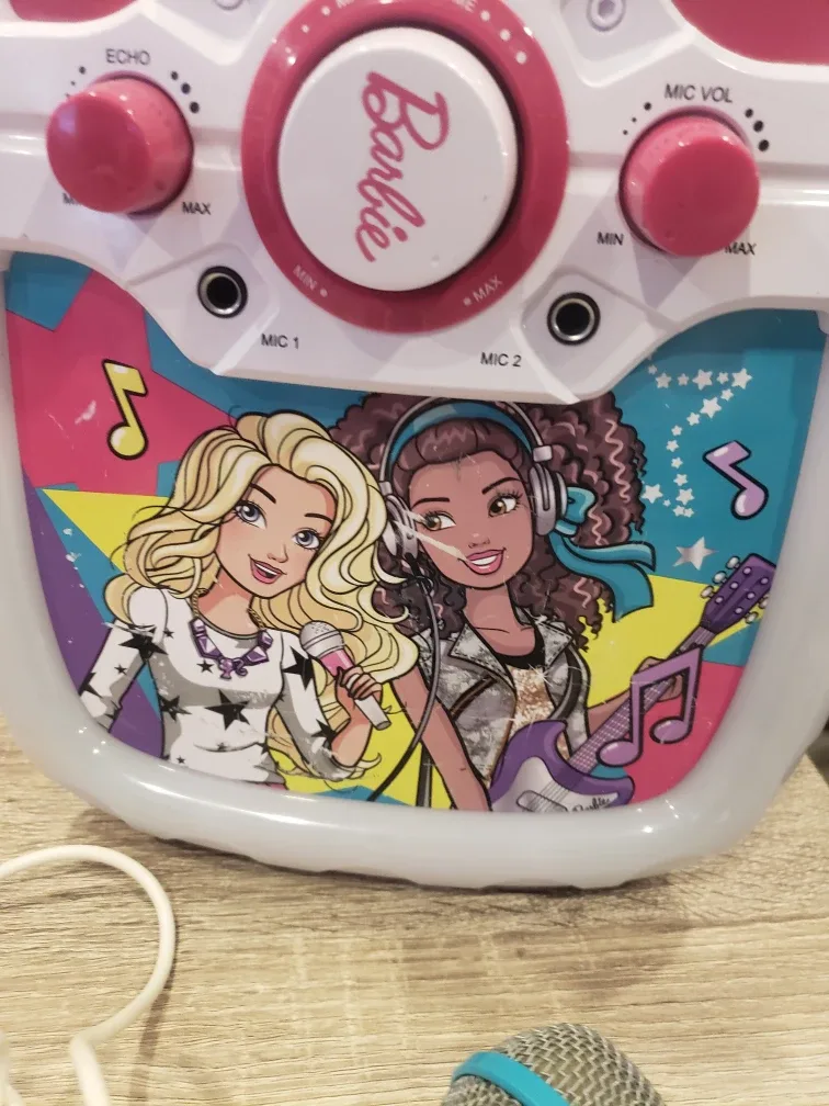 Barbie Bluetooth Karaoke Machine with Microphone image indicator(3)