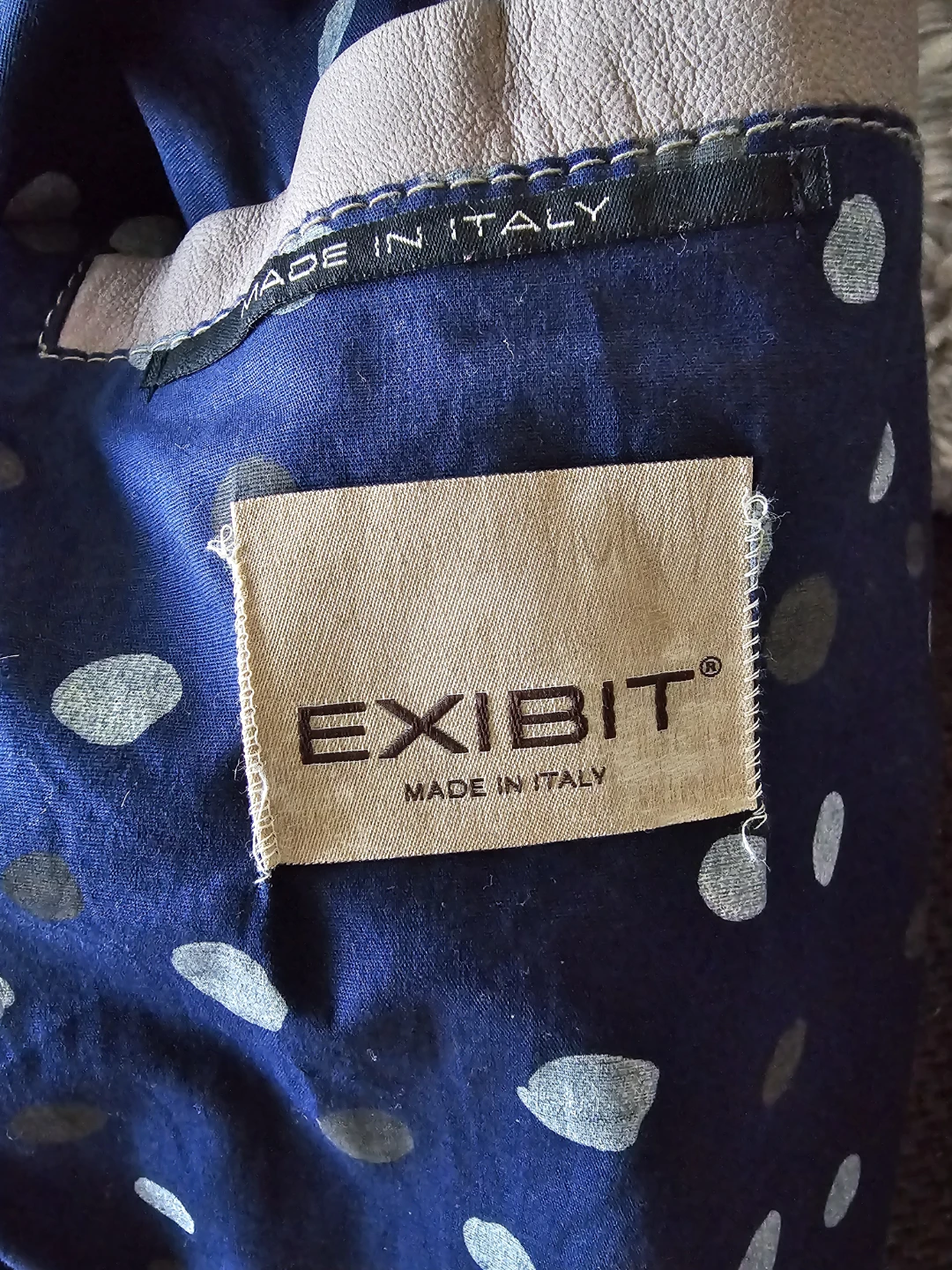 Exhibit Leather Jacket - Size 52 - photo 2