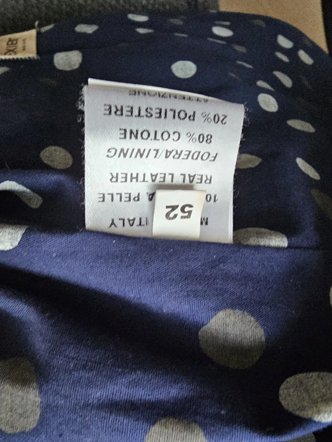 Exhibit Leather Jacket - Size 52 - photo 3