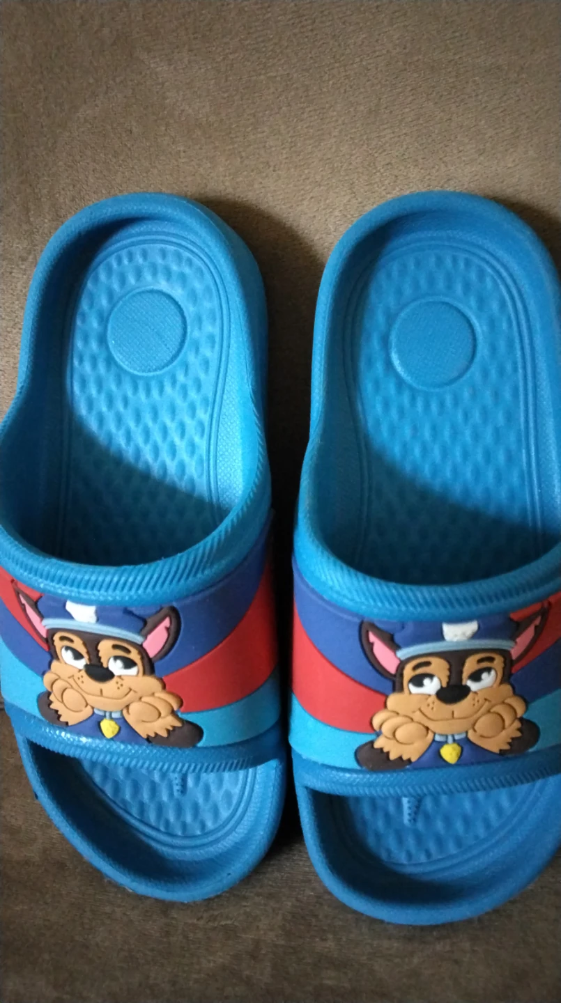 Paw Patrol Chase Blue Slides - Size 11