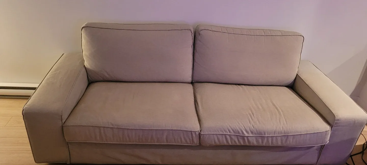 Beige Loveseat Sofa