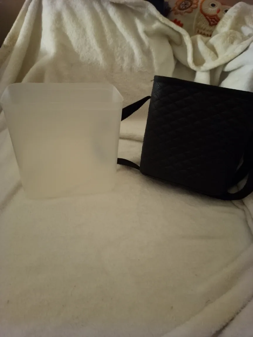 Black Insulated Lunch Bag with Container