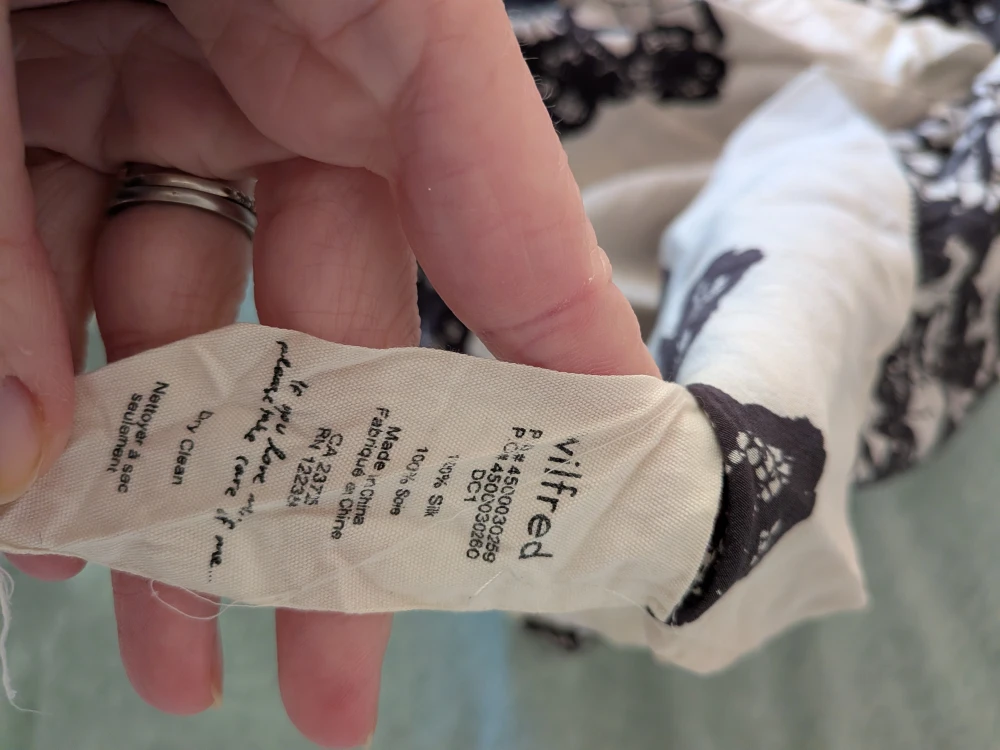 Aritzia Wilfred 100% silk dress - photo 4