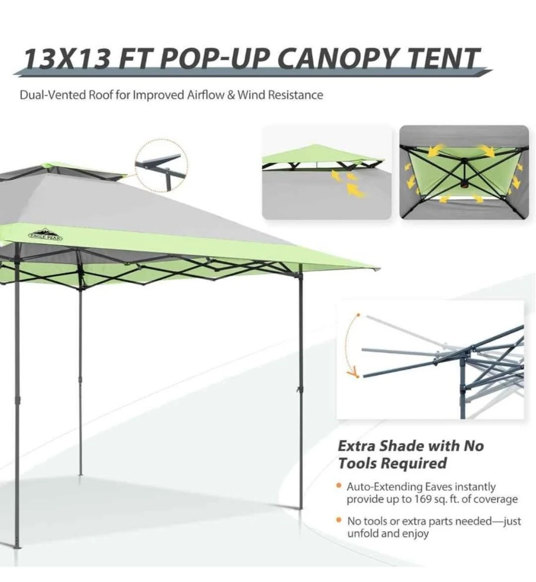 Eagle Peak 13x13 FT Pop-Up Canopy Tent - photo 3