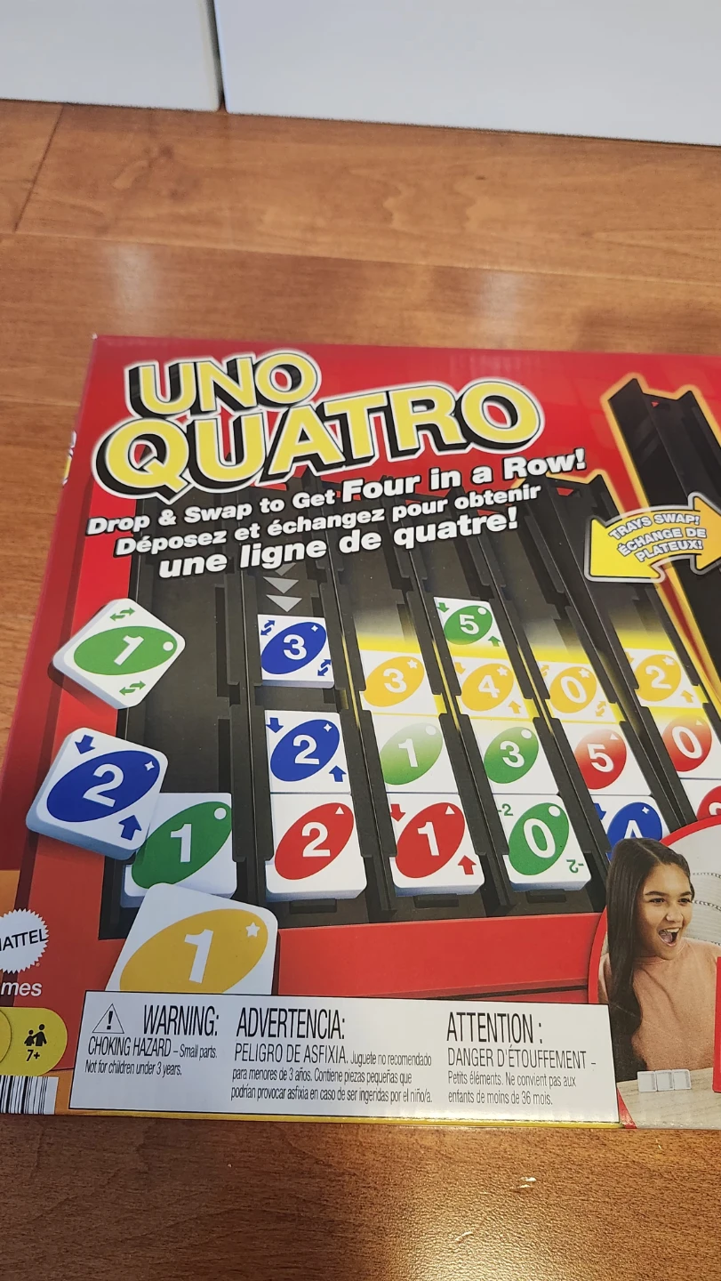 Mattel UNO Quatro Kids Game - Kids Gift - photo 2