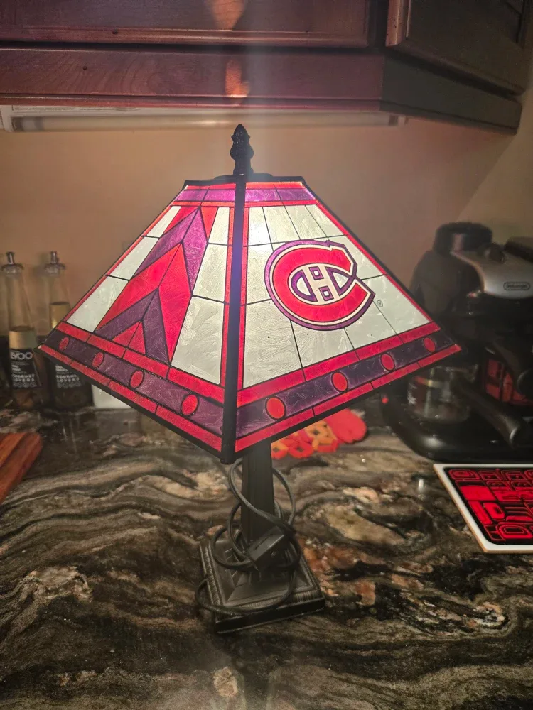 Montreal Canadiens Hockey Table Lamp