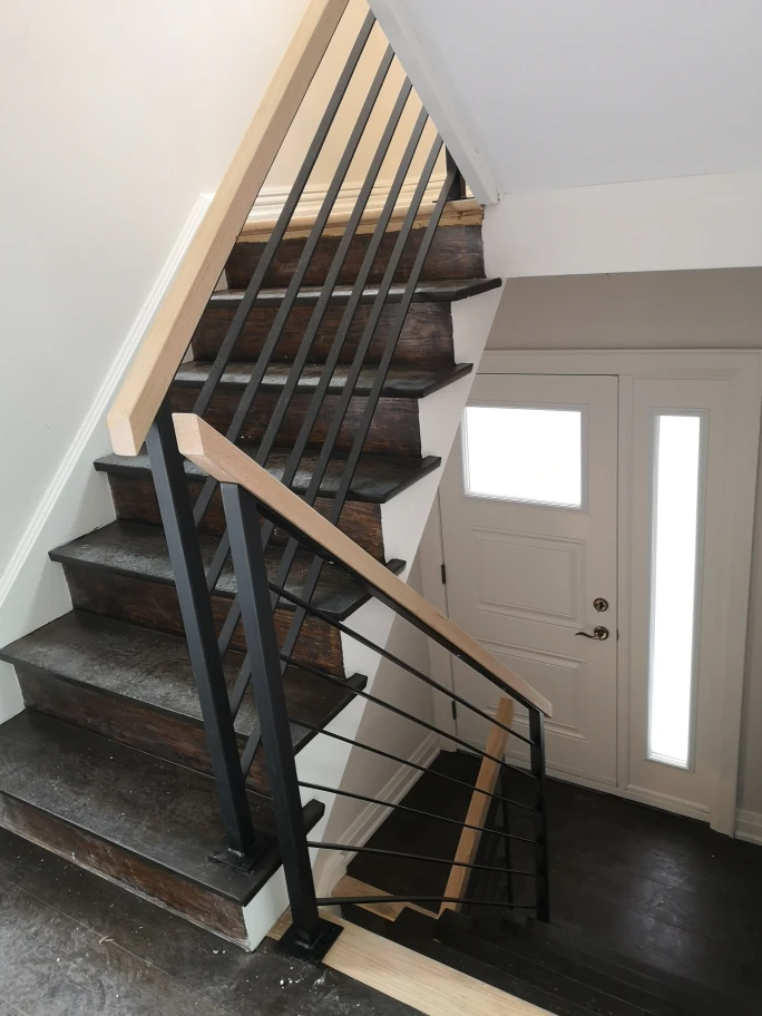 Wrought iron railings