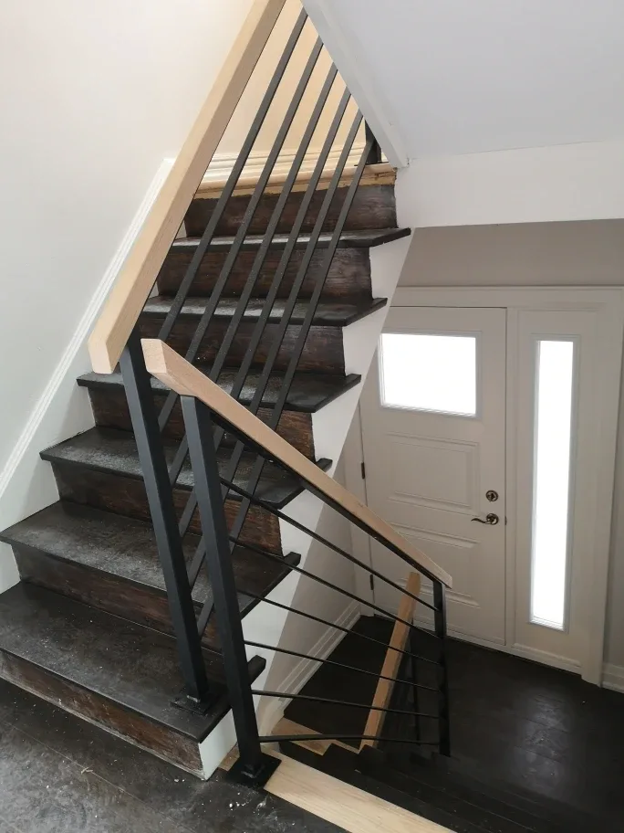 Wrought iron railings