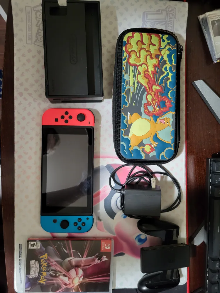 Nintendo Switch Console and Pokémon Shining Pearl