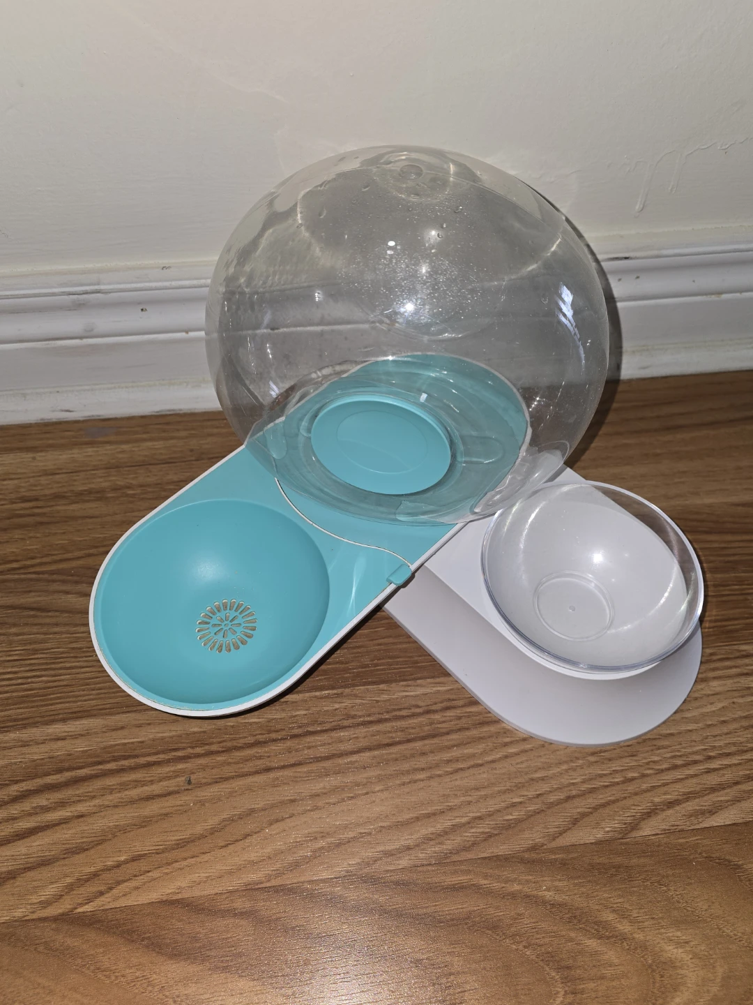 Automatic Pet Feeder Water Dispenser - Blue