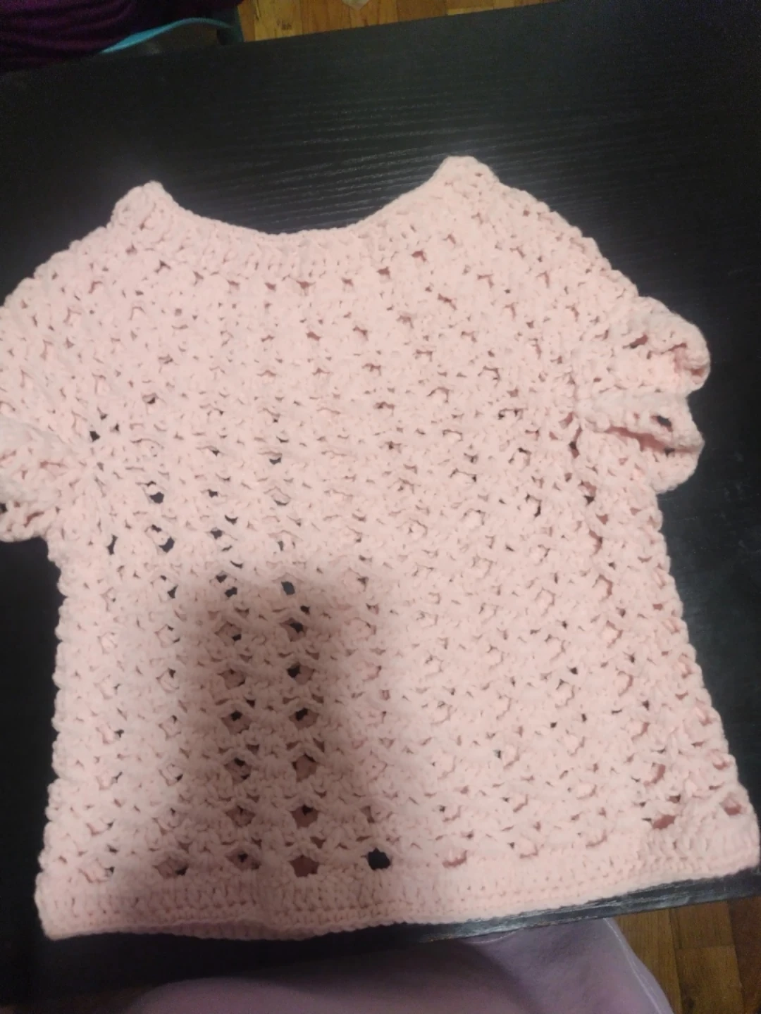 Handmade Baby Cardigan - Pink - photo 2
