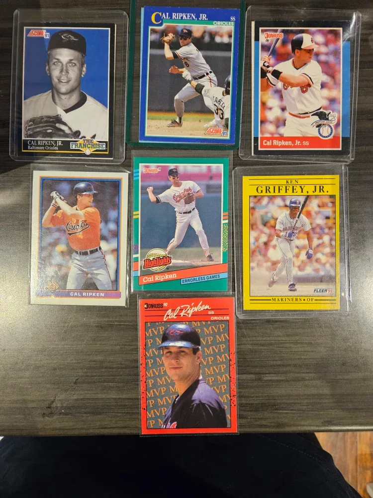 Cal Ripken Jr. & Ken Griffey Jr. Baseball Cards