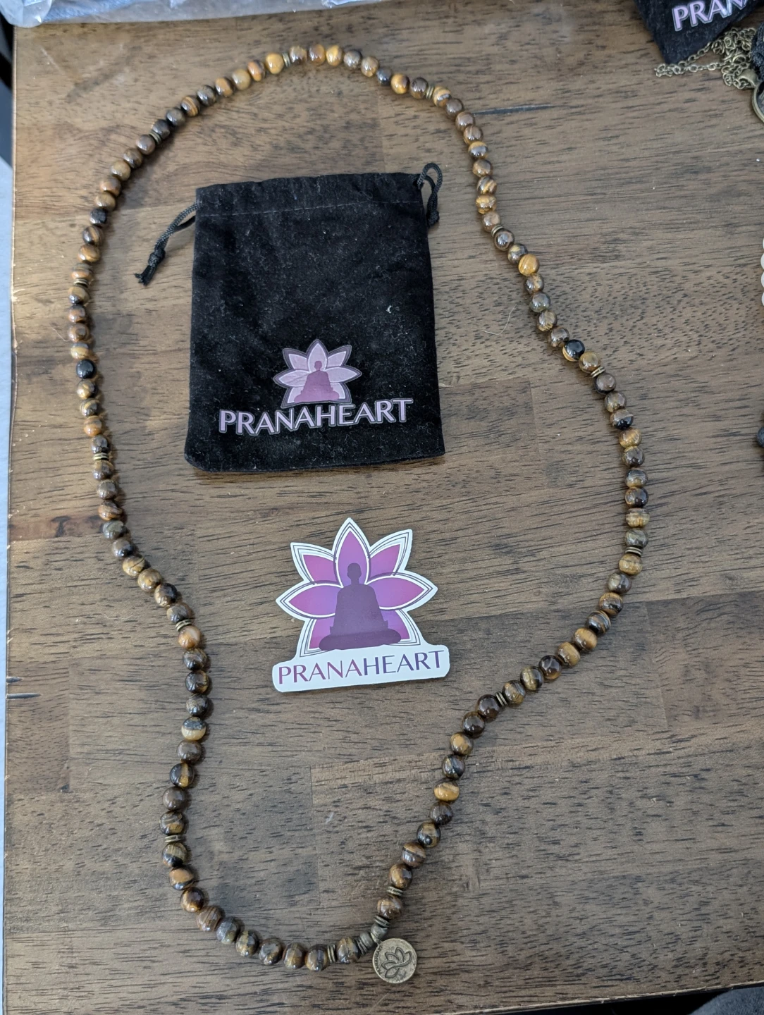 Prana Heart Mala Bead Necklace - New - photo 2
