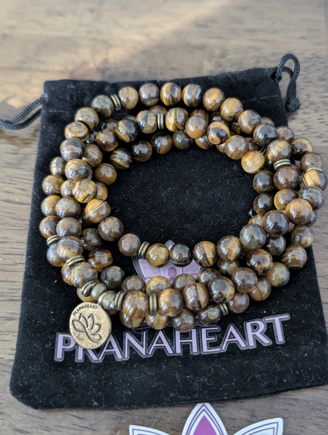 Prana Heart Mala Bead Necklace - New