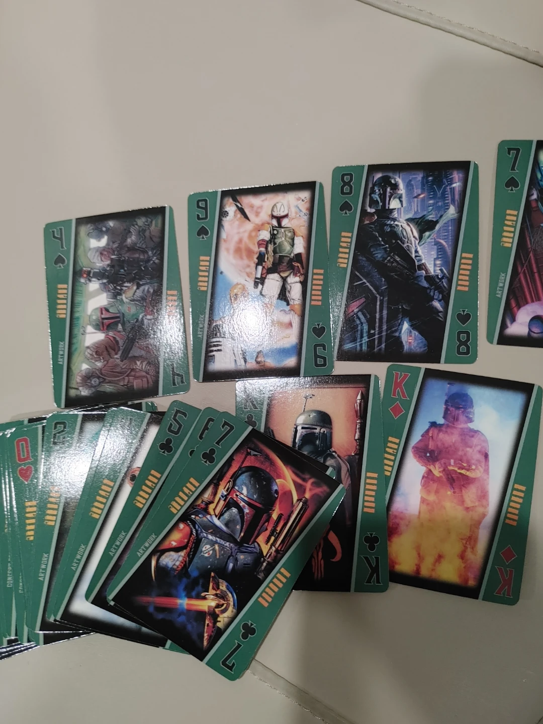 🧡BRAND NEW RARE SEALED DECK OF BOBA FETT PLAYING CARDS - photo 3