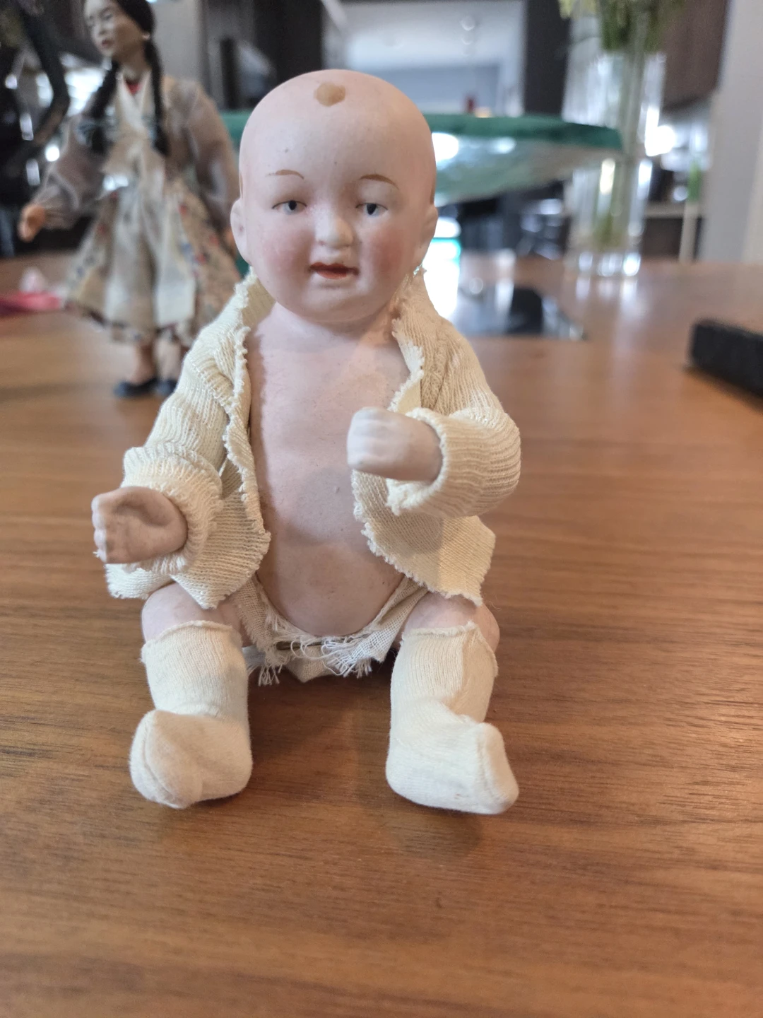 Antique kiwi porcelain baby doll - photo 4