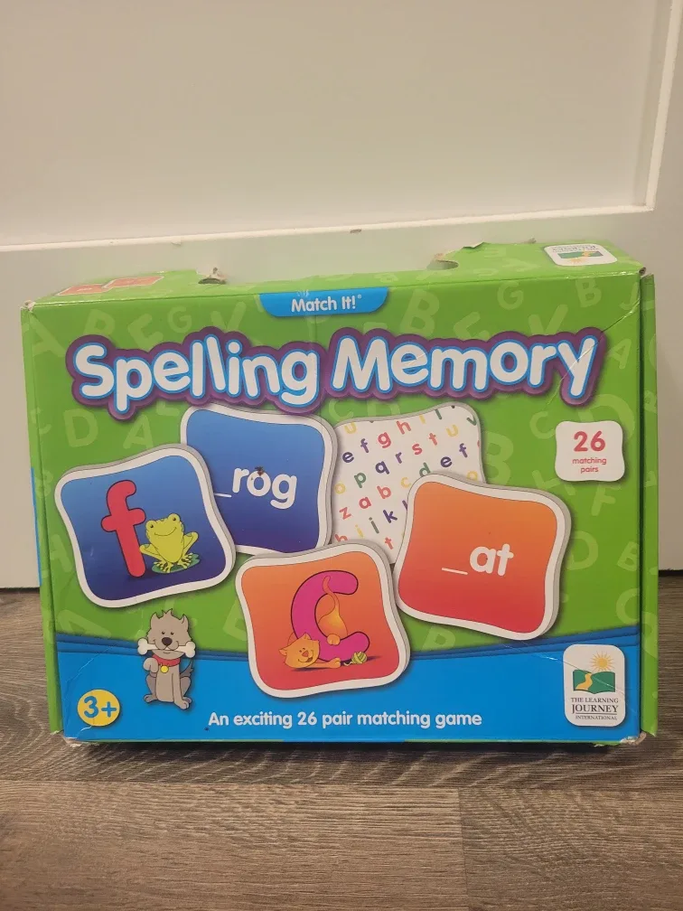The Learning Journey Spelling Memory Game