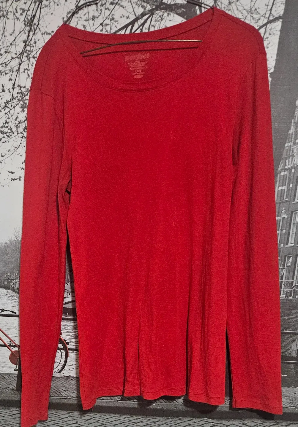 Old Navy Red Long Sleeve Top #Cleanout image indicator(2)