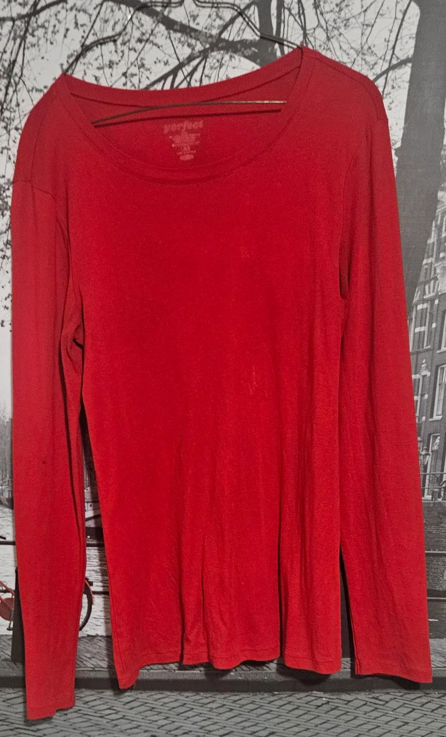 Old Navy Red Long Sleeve Top #Cleanout image indicator(3)