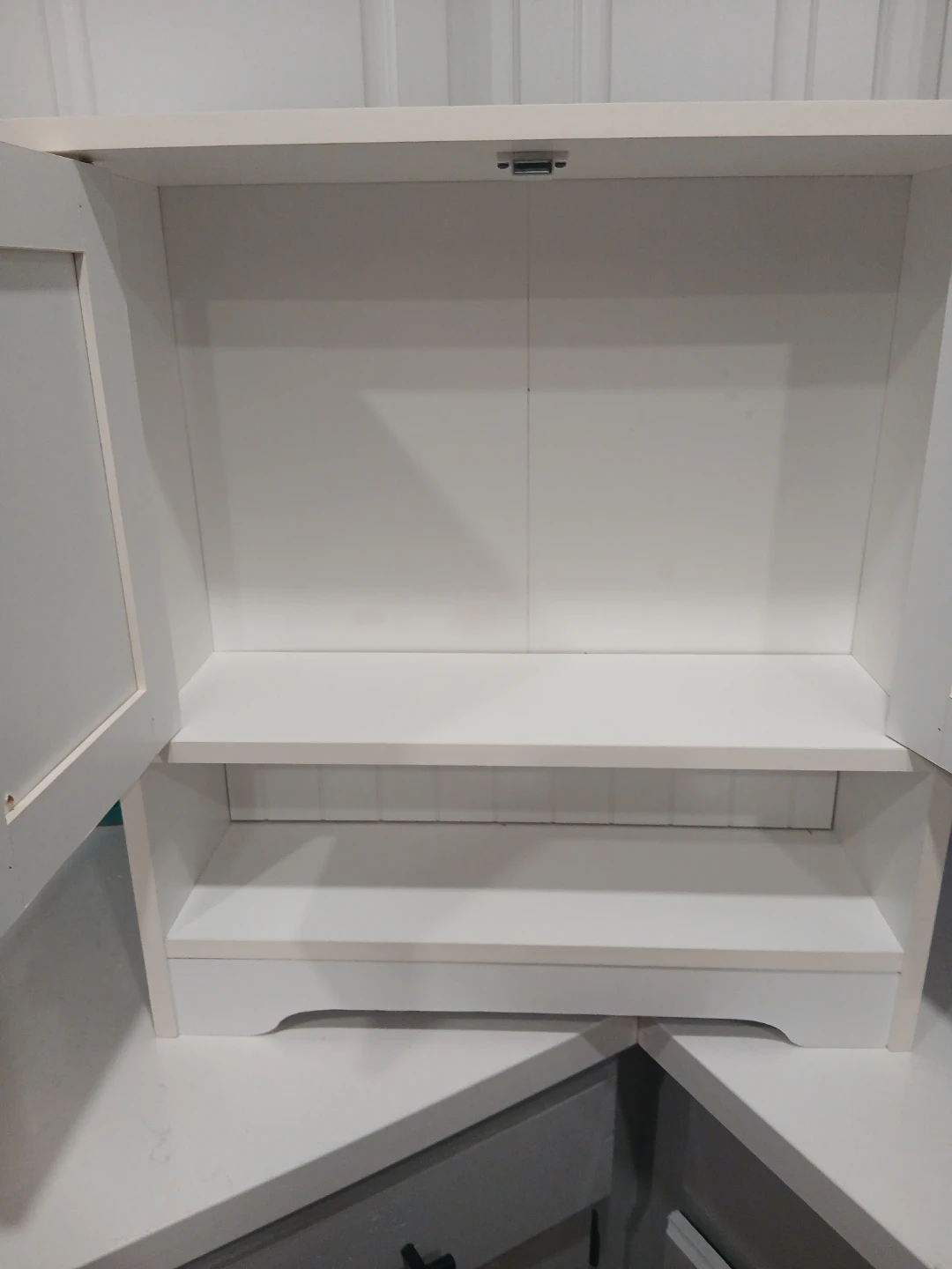 White Wooden Wall Cabinet - photo 4