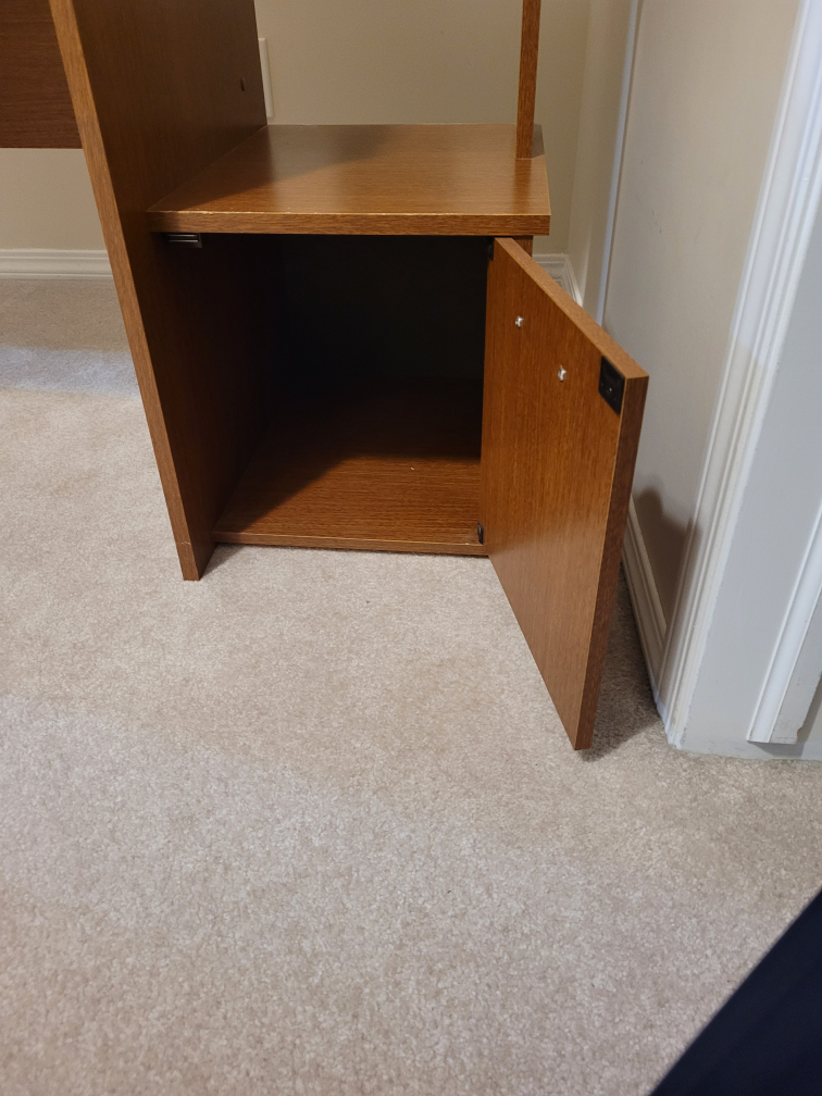 Wood Computer Desk with Slide-Out Keyboard Tray - photo 2