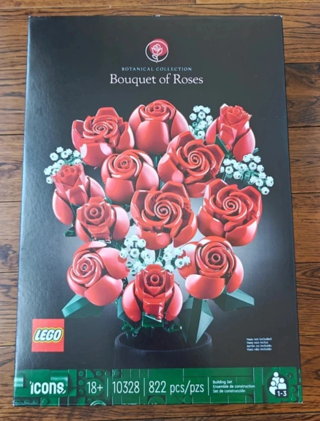 LEGO Botanical Collection Bouquet of Roses 10328 (new,sealed) 🌹🎁
