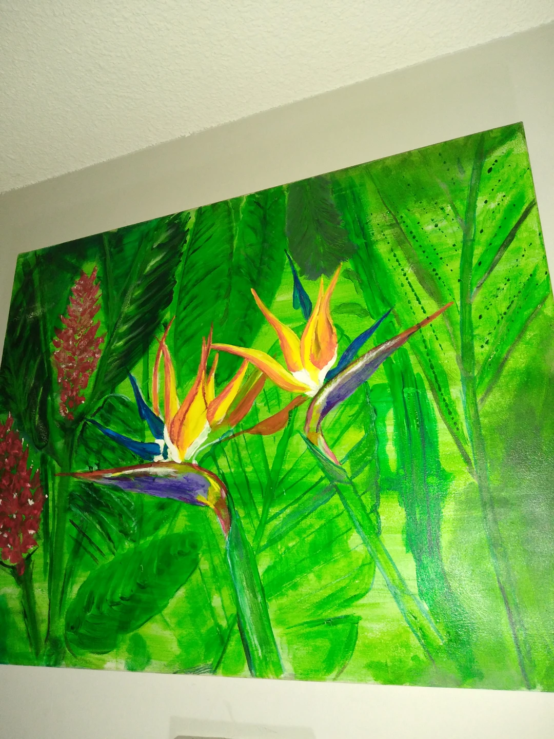 Bird of paradise and red ginger - photo 2