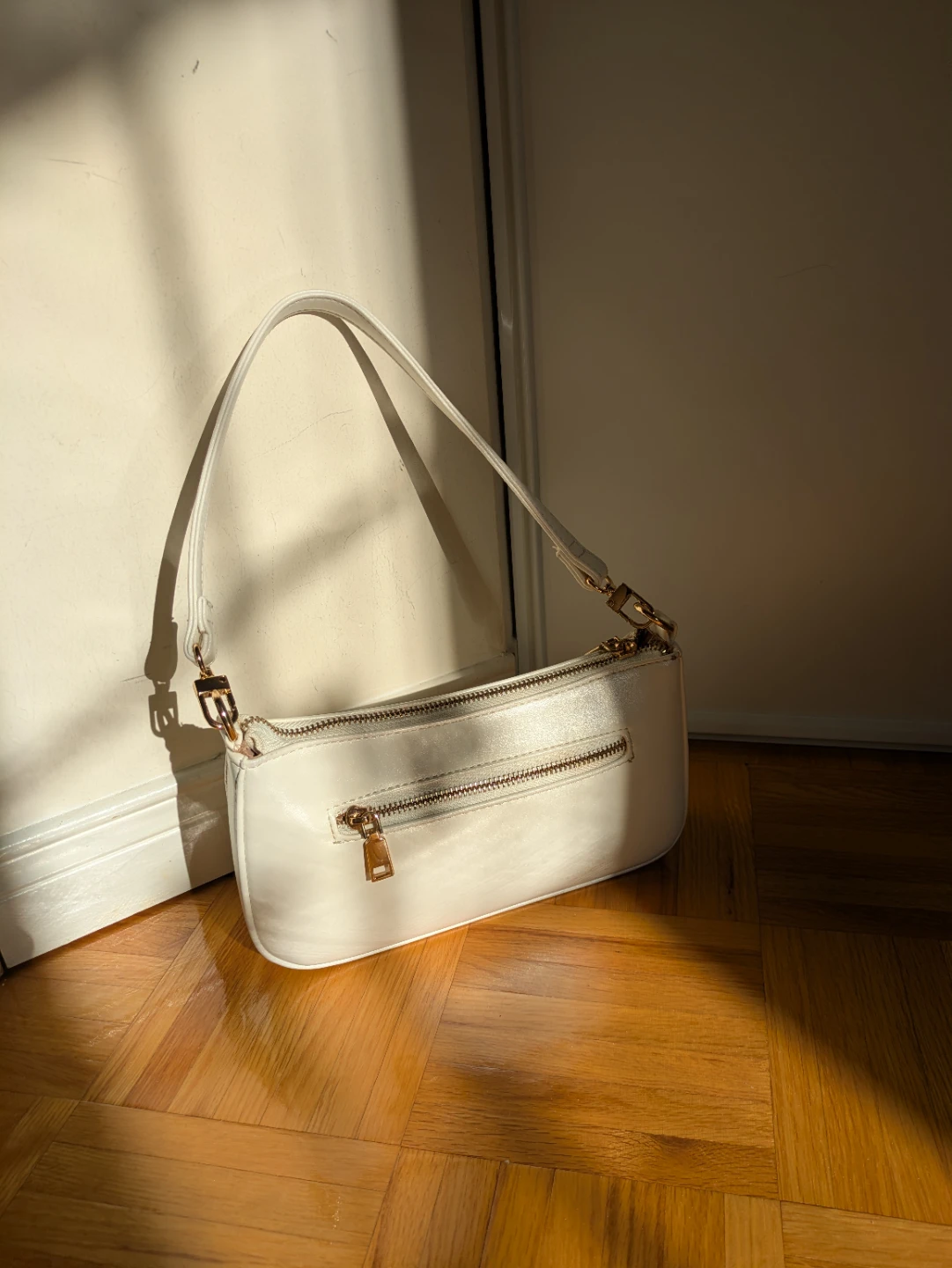 White shoulder bag purse - photo 2