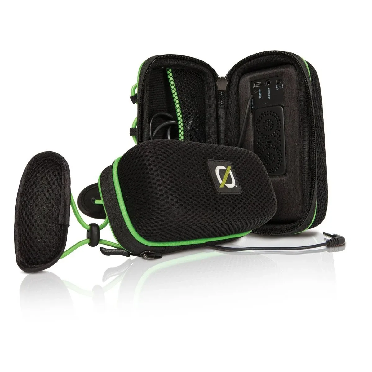 Goal Zero Rock Out Portable Speaker w/ Case - Black/Green