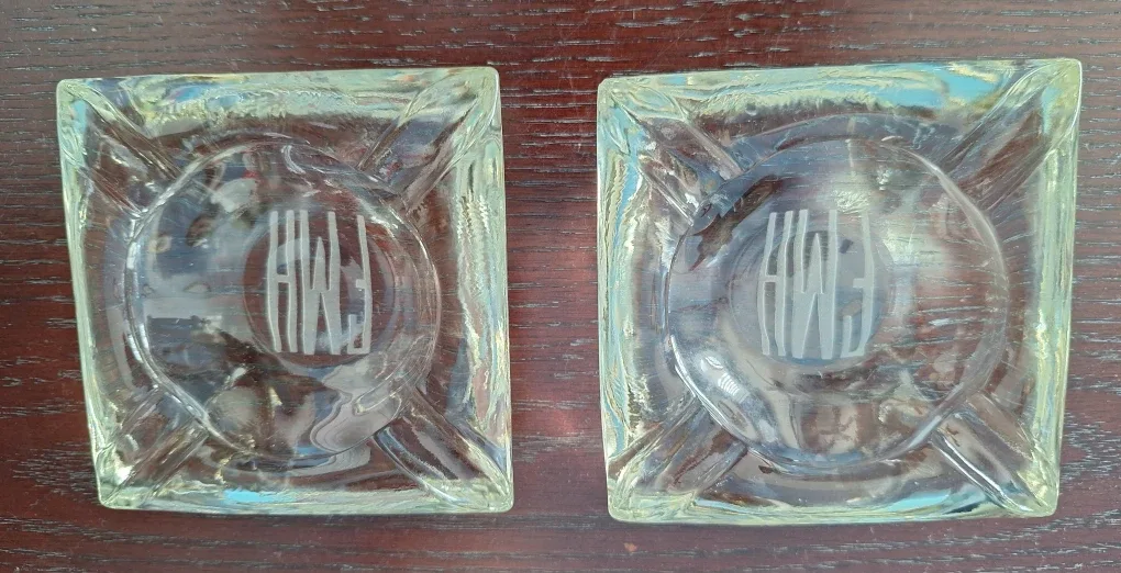 Vintage Glass Ashtrays - Set of 5 image indicator(2)