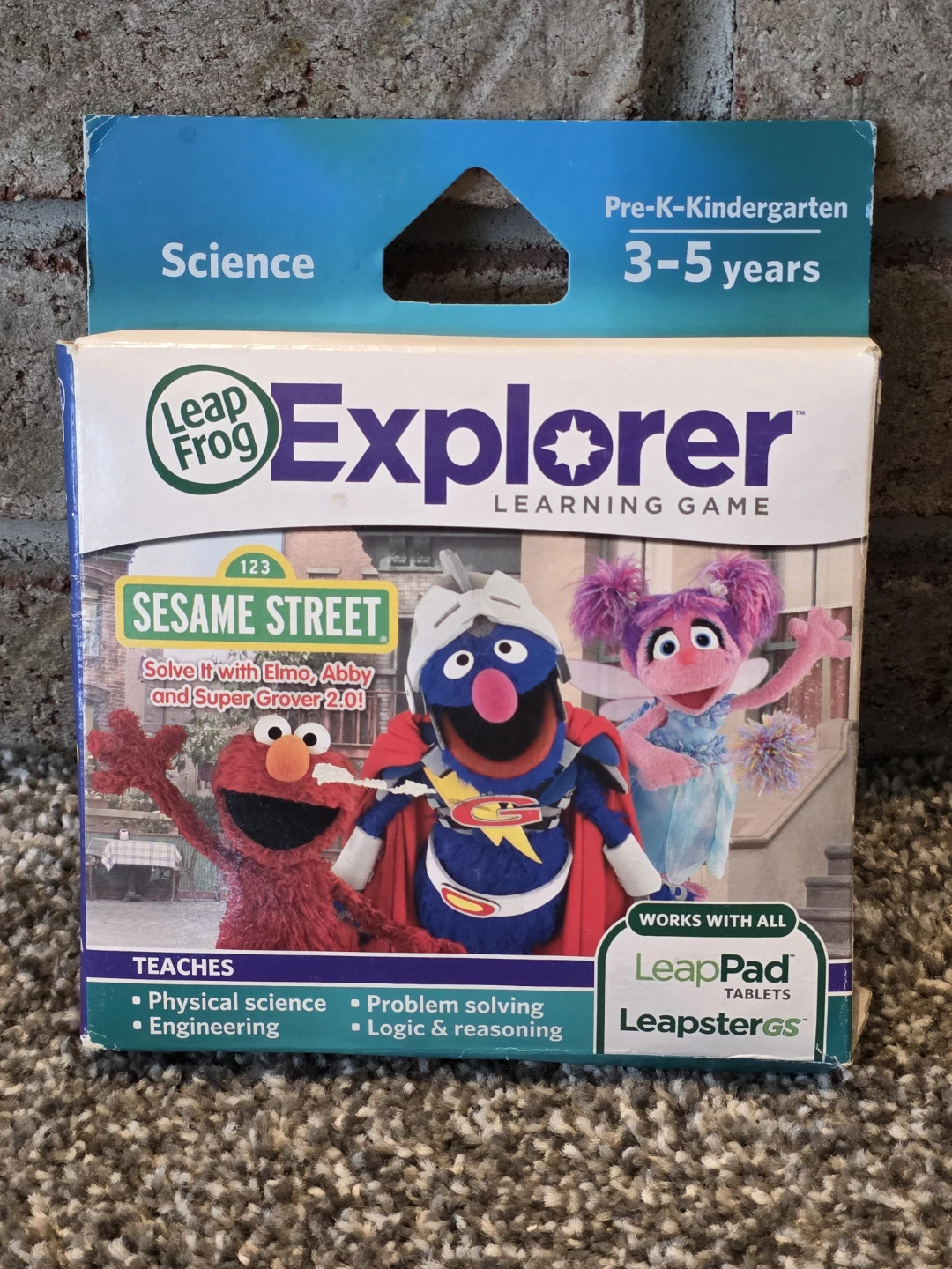 LeapFrog Explorer Learning Game Sesame Street